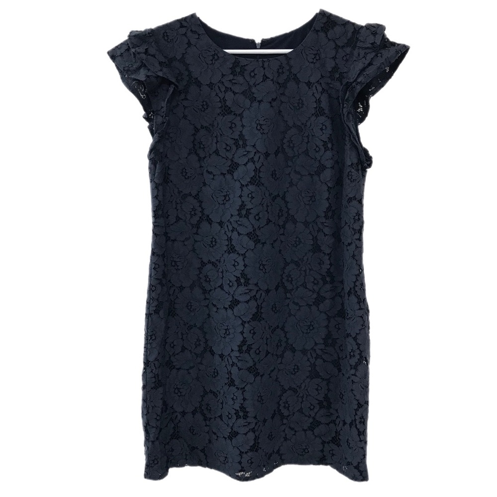 Charles Henry Navy Blue Cocktail Dress